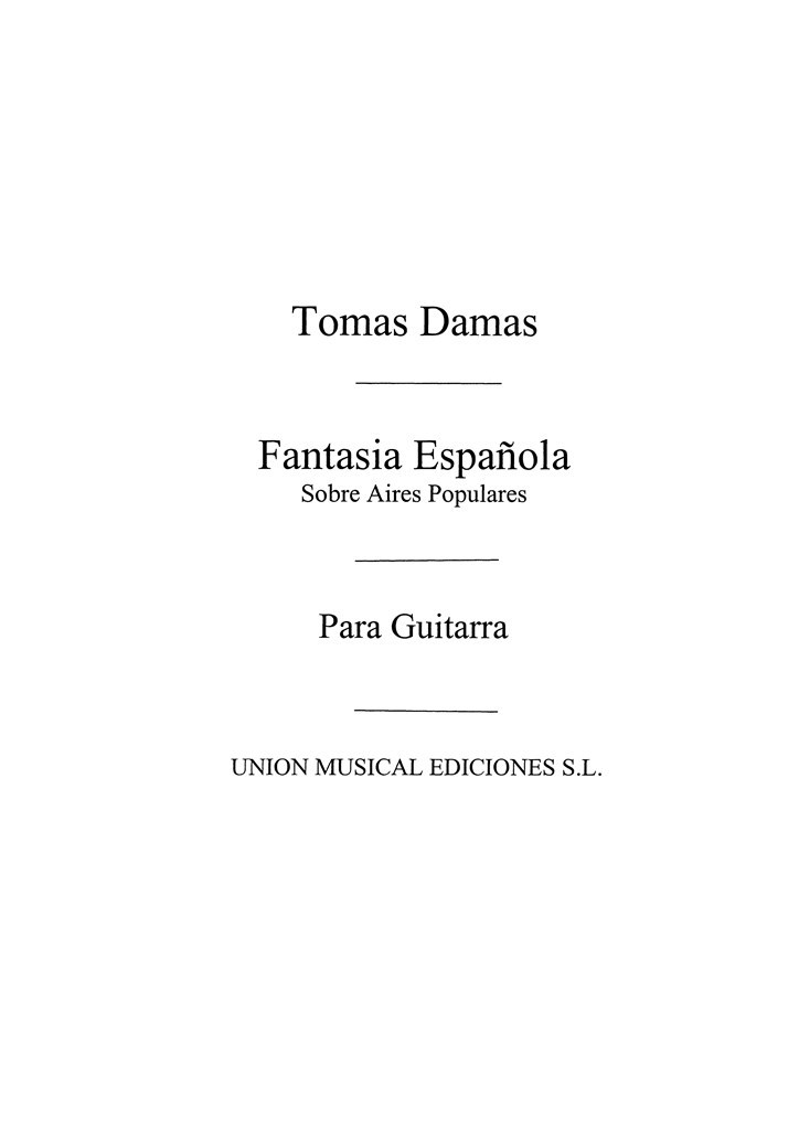 Fantasia Espanola Sobre Aires Popurales